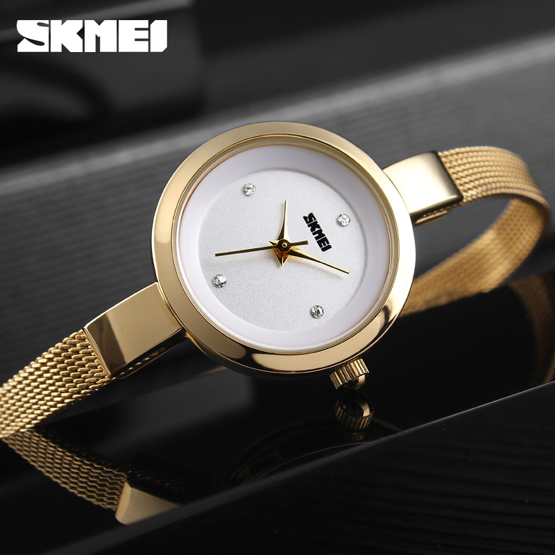 Luxury Watch Kids - SKMEI 1390 여성용 럭셔리 소녀 팔찌,