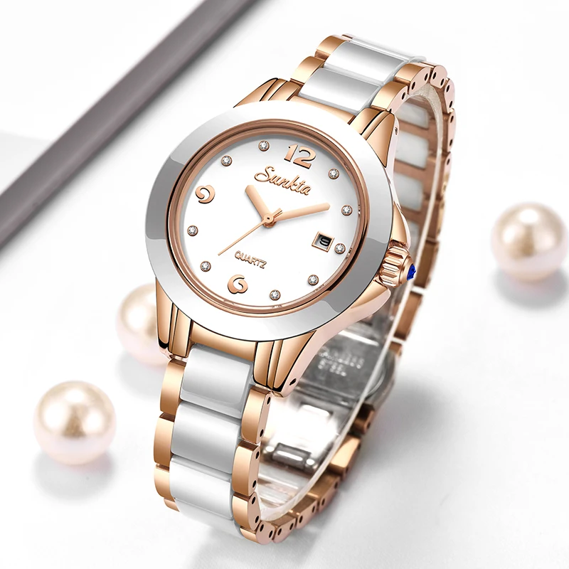 Luxury Watch & Jewellery - Sunkta 패션 캐주얼 쿼츠 여성 시계