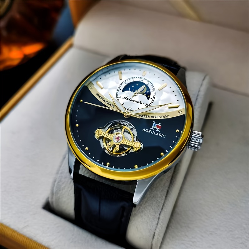Luxury Watch Korea - 고급스럽고 세련된 남성용 기계식 시계, 원형