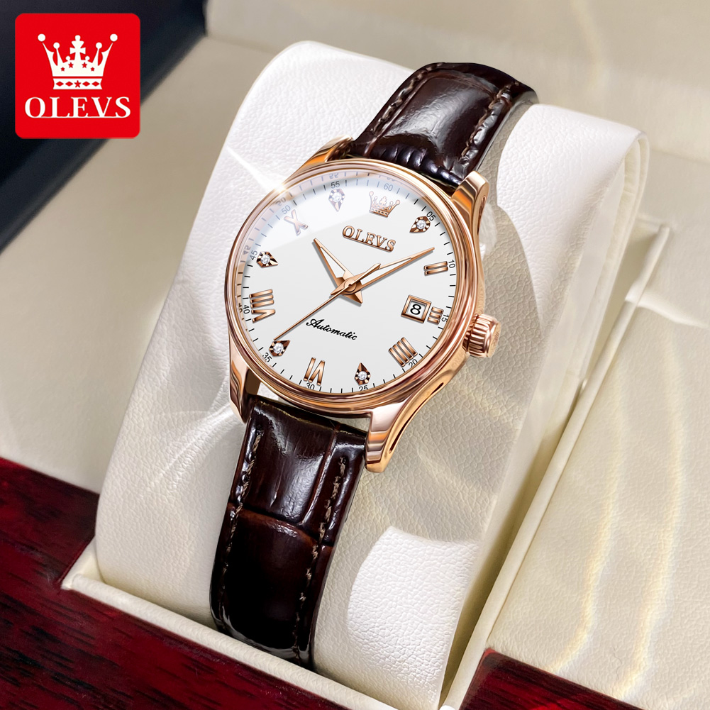 Chronograph Flyback Watch - OLEVS 9932 여성용 시계, 럭셔리 오리지널
