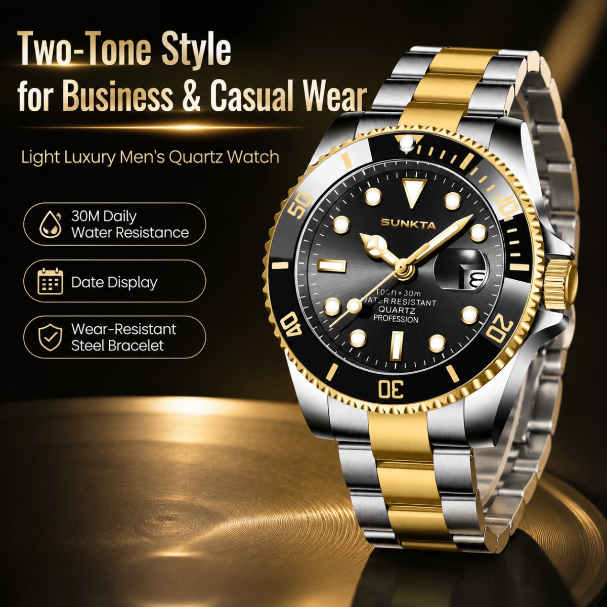 Luxury Watch All Brands - SUNKTA 최고급 브랜드 남성용 럭셔리 시계