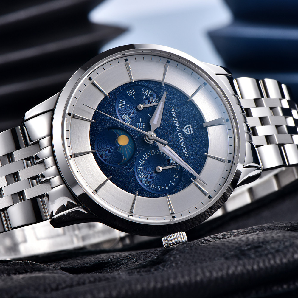 Luxury Watch Brand Tier - 파가니디자인 럭셔리 쿼츠 스테인리스 스틸 시계,