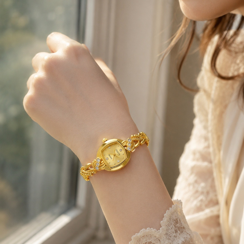 Luxury Watch And Jewelry Brand - 패션 여성 쥬얼리 시계 럭셔리 골드