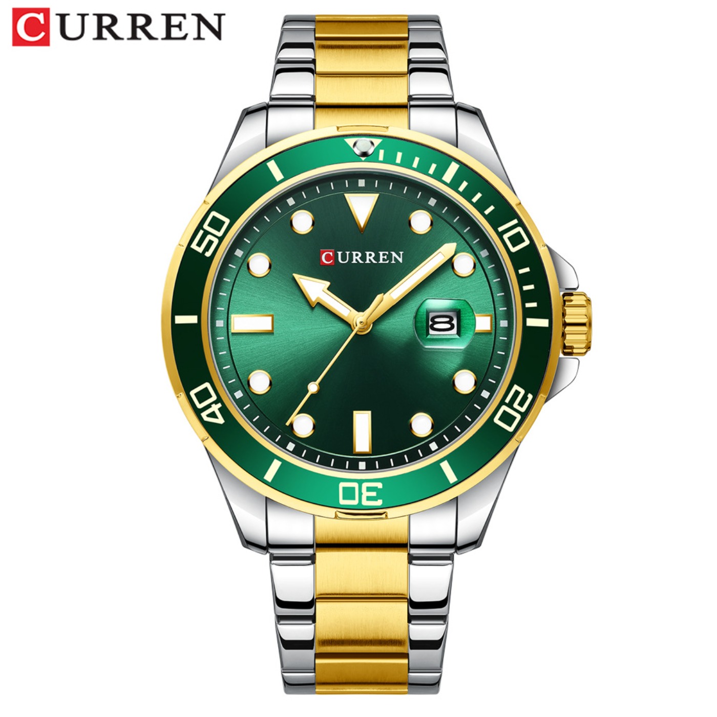 CURREN 뉴 그린 워터 고스트 시리즈 브랜드 하이엔 - Luxury Watch All Brands 리뷰 및 가격