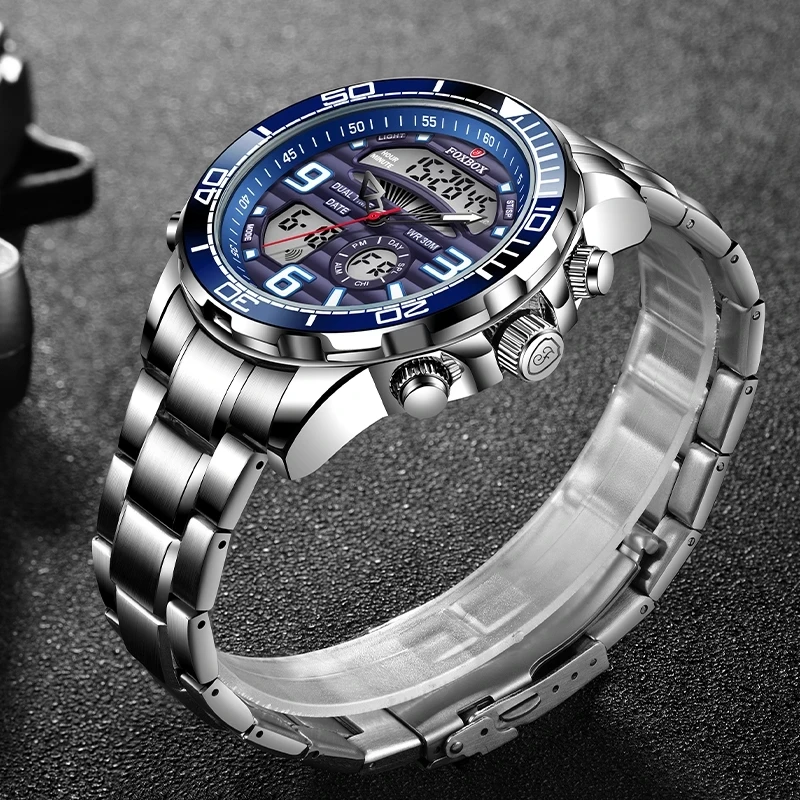 FOXBOX 남성용 최고 브랜드 럭셔리 디지털 시계,  - Luxury Watch All Brands 리뷰 및 가격
