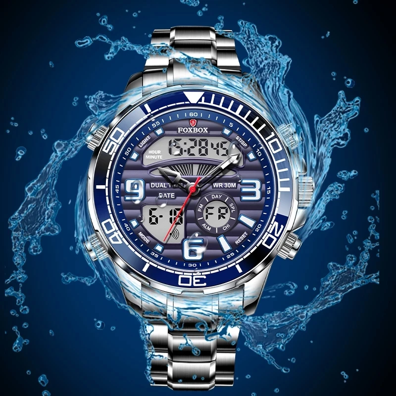 FOXBOX 남성용 최고 브랜드 럭셔리 디지털 시계,  - Luxury Watch All Brands 리뷰 및 가격
