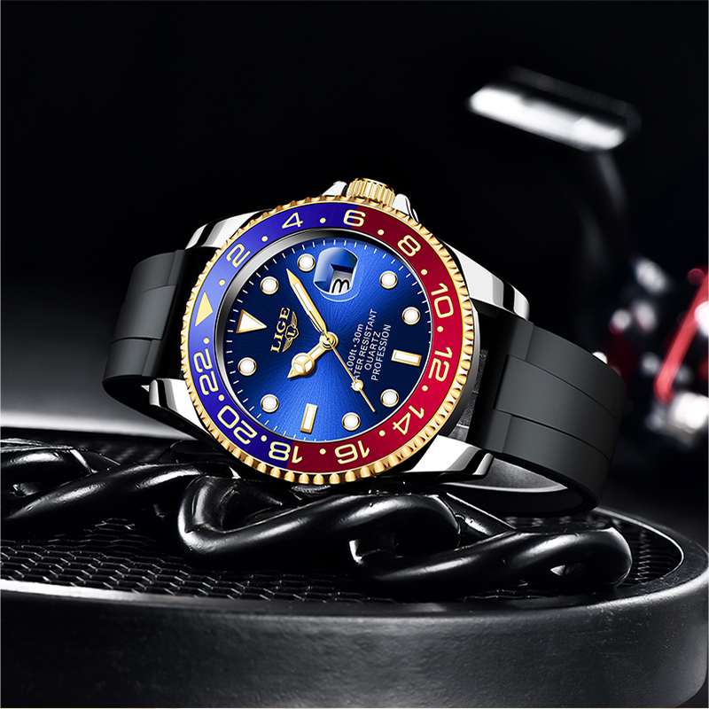 LIGE 2026 신형 고급 남성 쿼츠 시계 스테인리스 - Luxury Watch Display Case 리뷰 및 가격