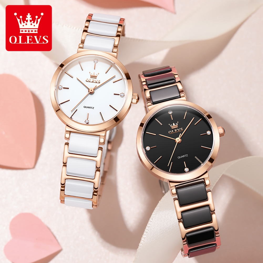 OLEVS 여성 시계 5877 고급스러운 우아한 쿼츠  - Luxury Watch & Jewellery 리뷰 및 가격