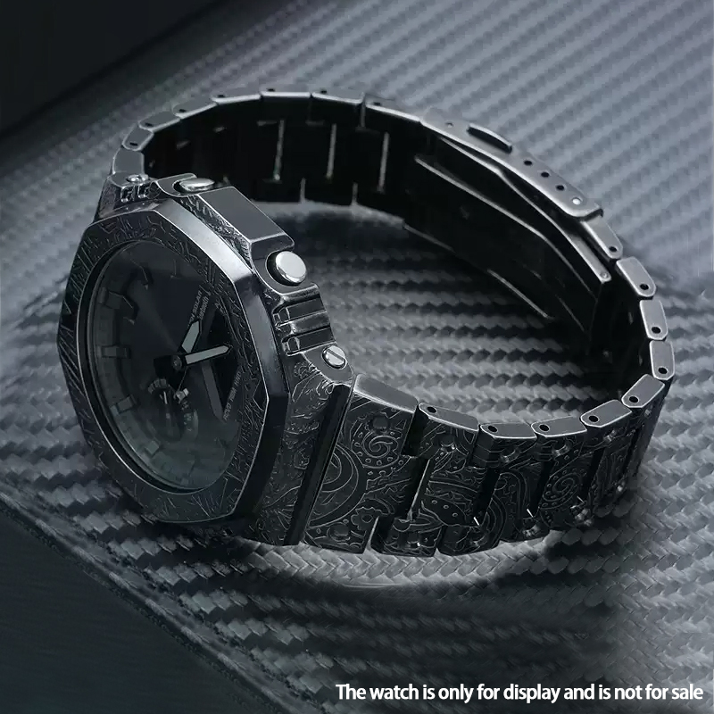 빈티지 페이즐리 무늬가 새겨진 스테인리스 스틸 케이스  - Casio Watch G-Shock Ga-2100 리뷰 및 가격