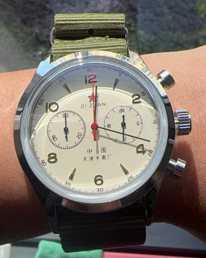 남성용 시계 1963 파일럿 오토매틱 시계 42mm 방 - Chronograph Flyback Watch 리뷰 및 가격