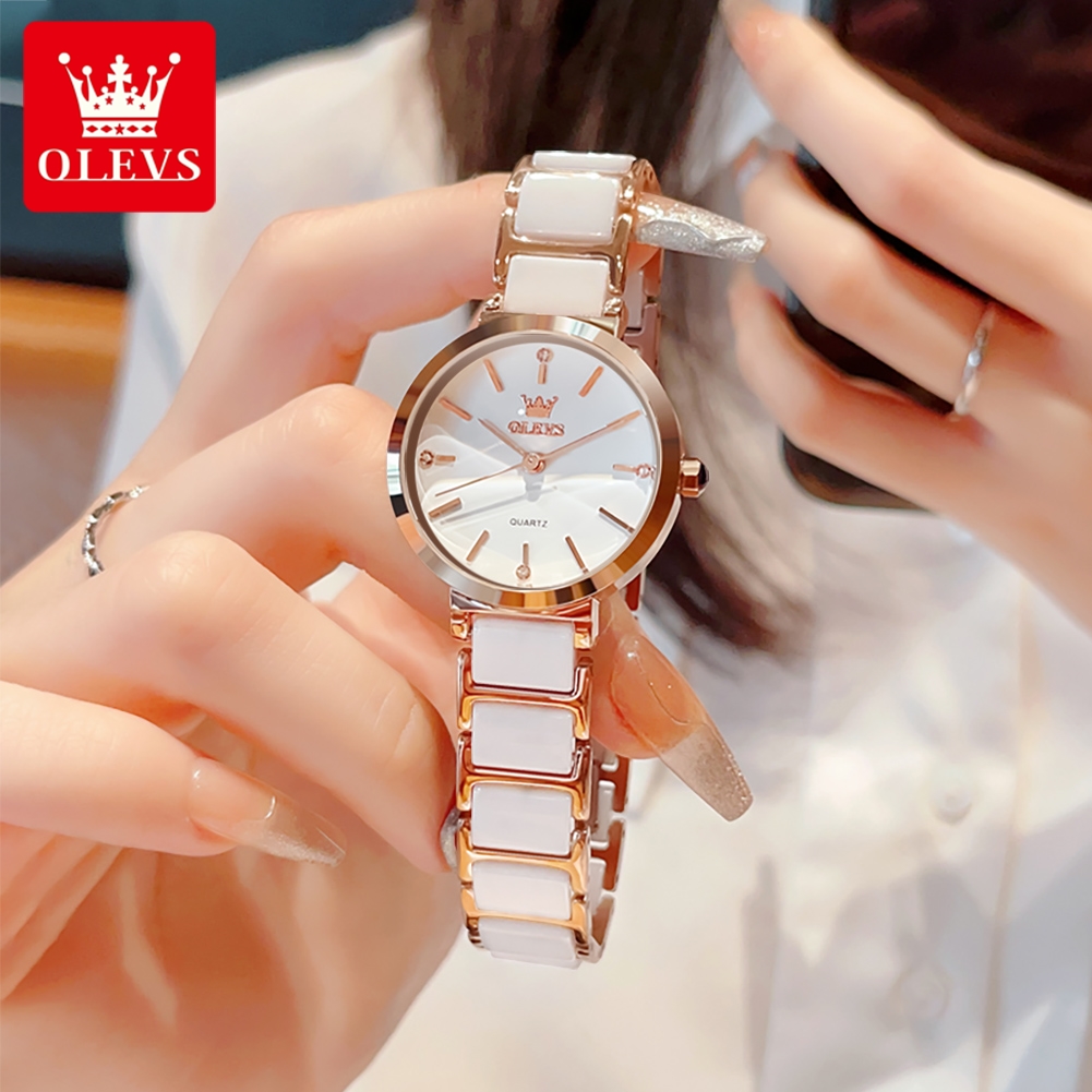 OLEVS 5877 여성용 시계, 고급스러운 로즈골드  - Luxury Watch Sale 리뷰 및 가격