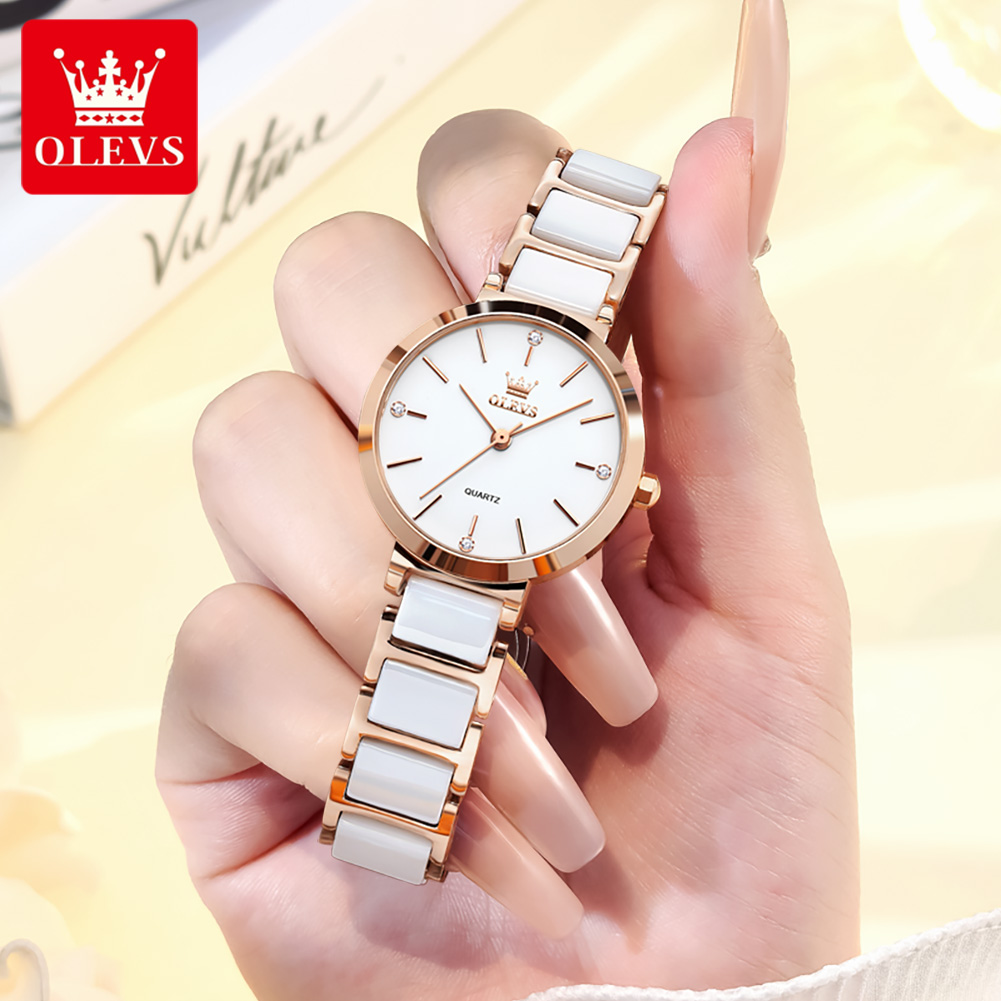 OLEVS 5877 여성용 시계, 고급스러운 로즈골드  - Luxury Watch Sale 리뷰 및 가격