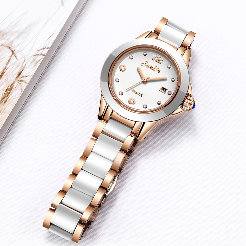 Sunkta 패션 캐주얼 쿼츠 여성 시계 우아한 럭셔리 - Luxury Watch & Jewellery 리뷰 및 가격