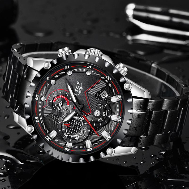 LIGE 탑 브랜드 럭셔리 남성 패션 시계 남성 스포츠 - Luxury Watch All Brands 리뷰 및 가격