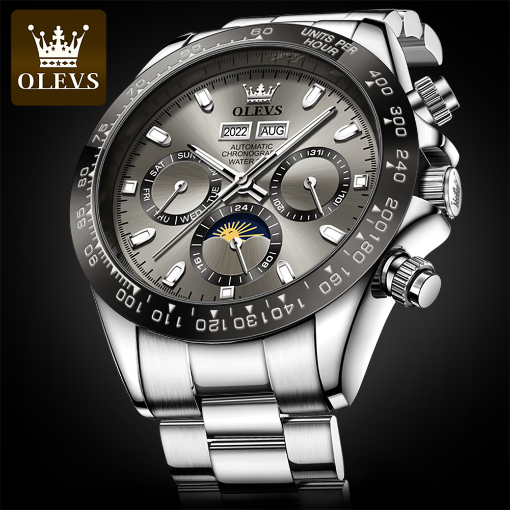 OLEVS 6654 럭셔리 남성용 시계 크로노 그래프  - Chronograph Flyback Watch 리뷰 및 가격