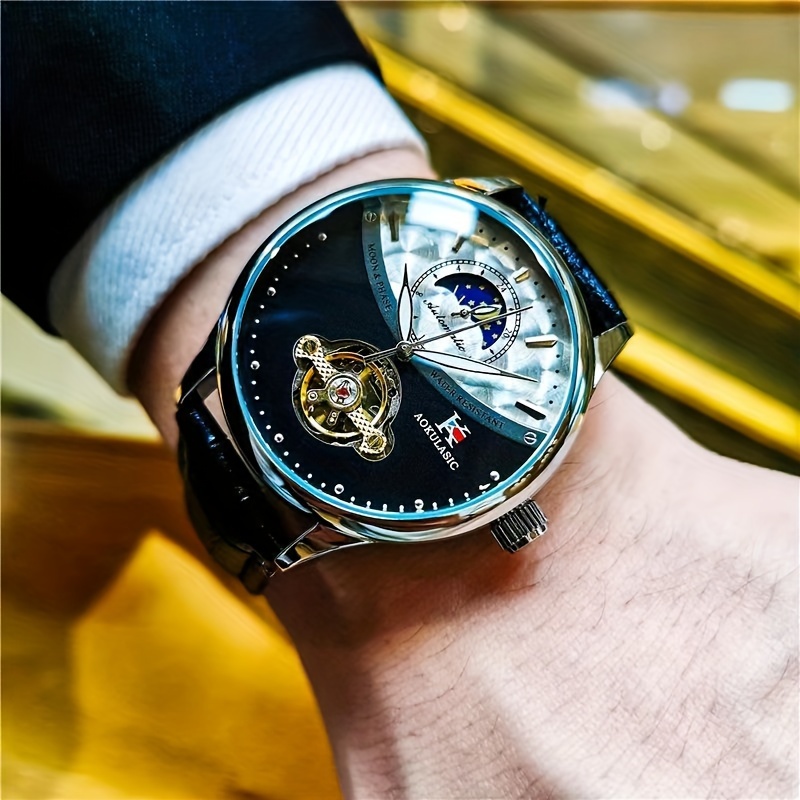 고급스럽고 세련된 남성용 기계식 시계, 원형 다이얼,  - Luxury Watch Korea 리뷰 및 가격
