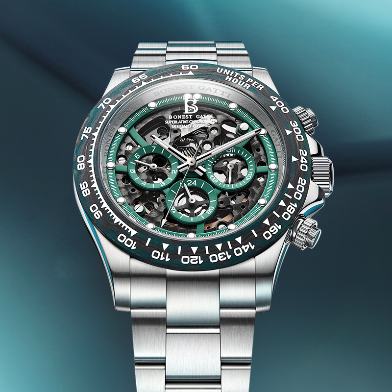 BONEST GATTI 남성용 시계 자동 기계식 손목시 - Chronograph Flyback Watch 리뷰 및 가격