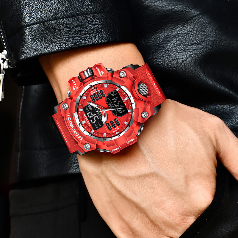 FOXBOX 남성용 밀리터리 시계 LIGE 럭셔리 스포 - Luxury Watch Display Case 리뷰 및 가격