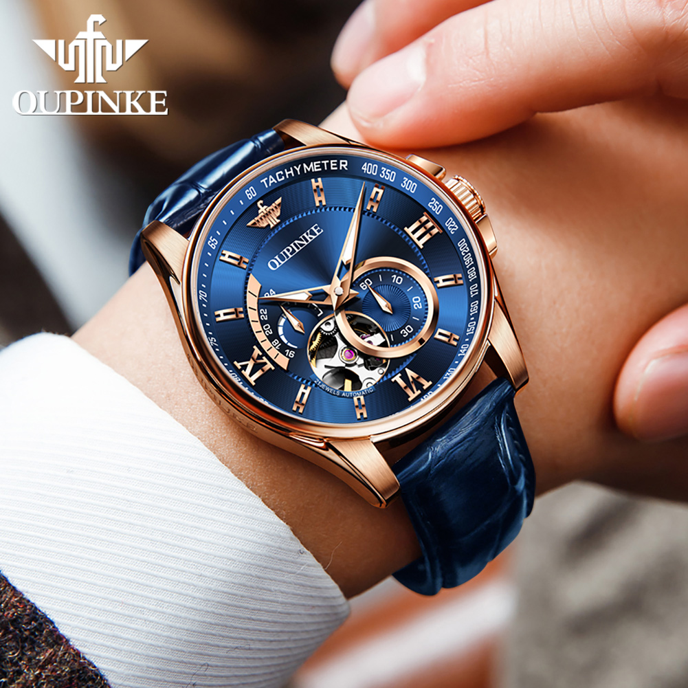 OUPINKE 3222 오리지널 오토매틱 남성용 시계  - Chronograph Flyback Watch 리뷰 및 가격
