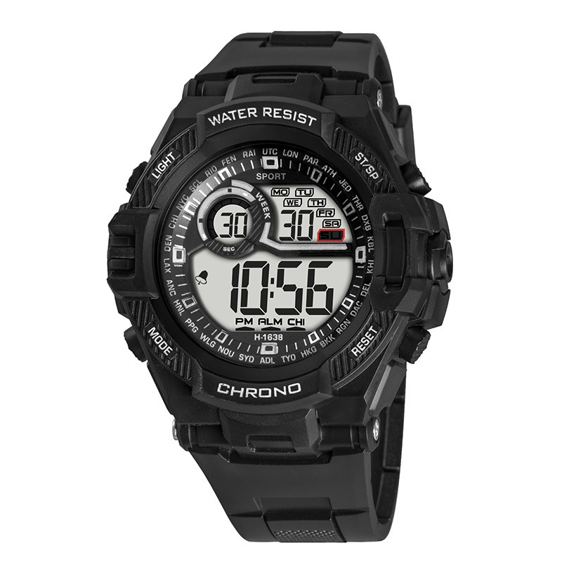 방수 스포츠 시계 남성용 고급 전자 시계 LED 알람  - Luxury Watch Wallpaper 리뷰 및 가격
