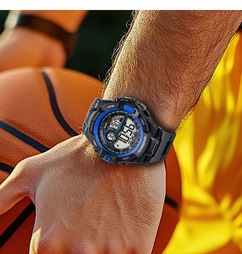 방수 스포츠 시계 남성용 고급 전자 시계 LED 알람  - Luxury Watch Wallpaper 리뷰 및 가격