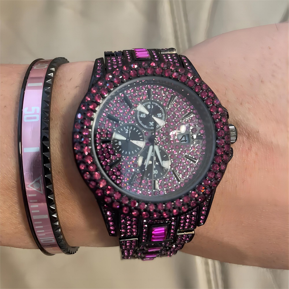 남자를위한 뜨거운 판매 레드 아이스 시계 패션 브랜드  - Luxury Watch And Jewelry Brand 리뷰 및 가격