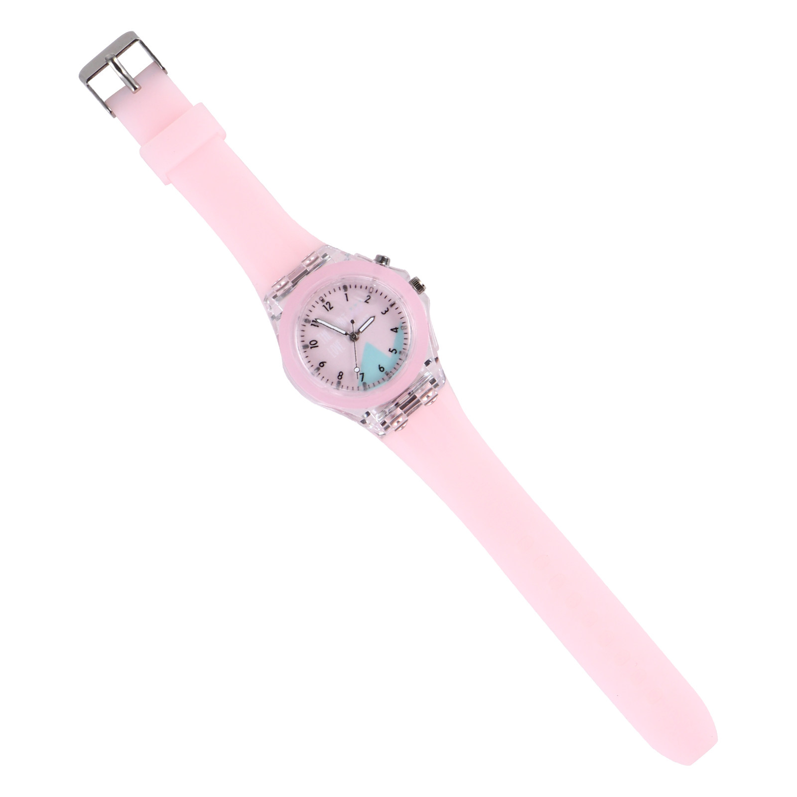 토끼 만화 패턴 어린이 시계 빛나는 실리콘 밴드 조절  - Luxury Watch Kids 리뷰 및 가격