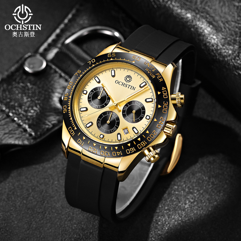 OCHSTIN 남성용 실리콘 스트랩 손목시계 남성용 쿼 - Luxury Watch Sale 리뷰 및 가격