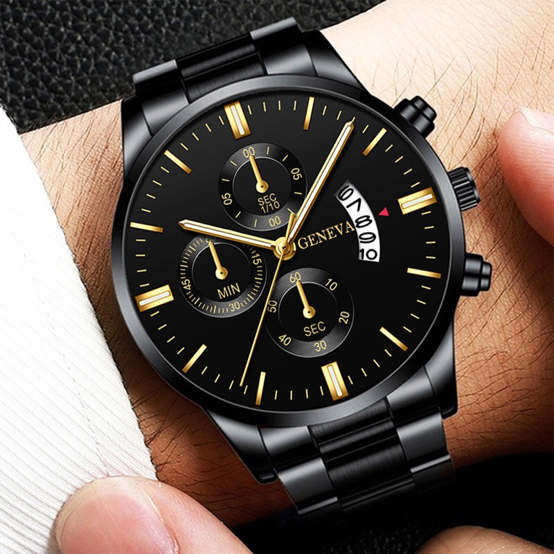 새로운 패션 남성 스포츠 시계 럭셔리 캘린더 석영 손목 - Luxury Watch Wallpaper 리뷰 및 가격