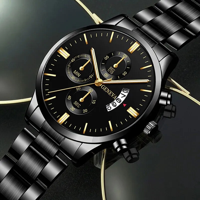 새로운 패션 남성 스포츠 시계 럭셔리 캘린더 석영 손목 - Luxury Watch Wallpaper 리뷰 및 가격