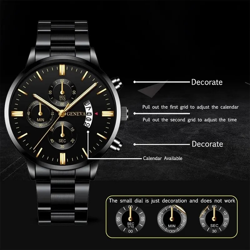 새로운 패션 남성 스포츠 시계 럭셔리 캘린더 석영 손목 - Luxury Watch Wallpaper 리뷰 및 가격