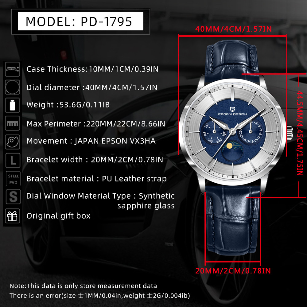 파가니디자인 럭셔리 쿼츠 스테인리스 스틸 시계, 다기능 - Luxury Watch Brand Tier 리뷰 및 가격