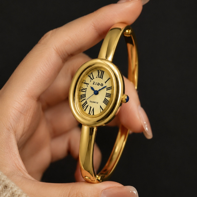 우아한 여성용 시계 빈티지 타원형 다이얼 아날로그 쿼츠 - Luxury Watch And Jewelry Brand 리뷰 및 가격
