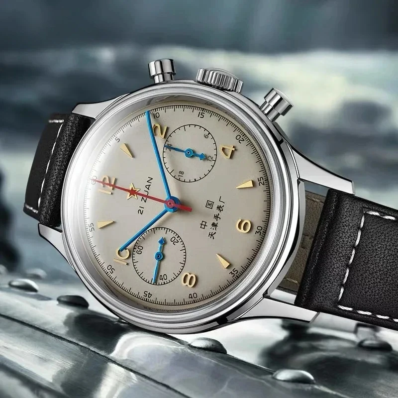 남성용 시계 1963 파일럿 자동 시계 42mm 방수  - Chronograph Flyback Watch 리뷰 및 가격