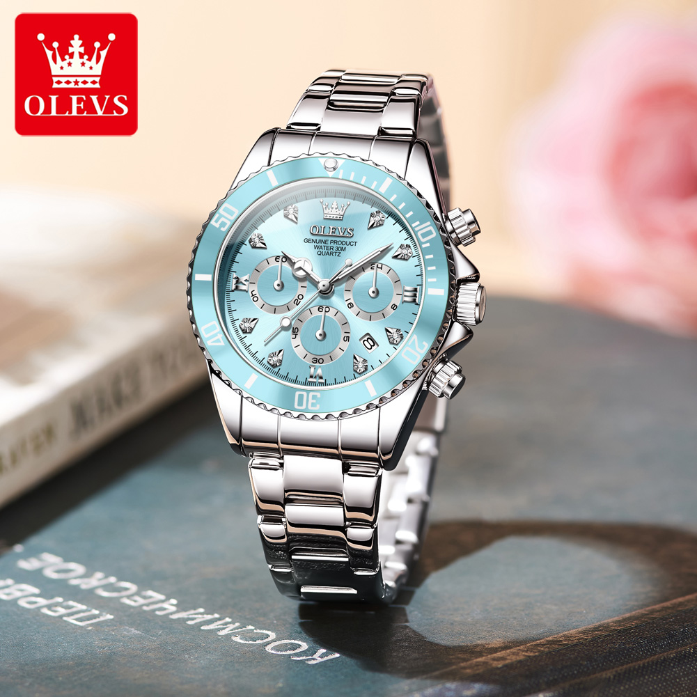 OLEVS 여성용 시계 5632 우아한 오리지널 쿼츠  - Luxury Watch & Jewellery 리뷰 및 가격