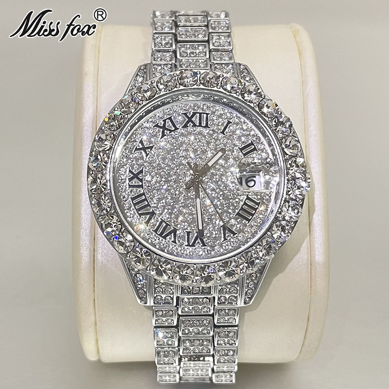 MISSFOX 여성용 럭셔리 쥬얼리 시계, 방수 아이스 - Luxury Watch And Jewelry Brand 리뷰 및 가격